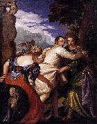 Paolo  Veronese Honor et Virtus post mortem floret oil painting artist